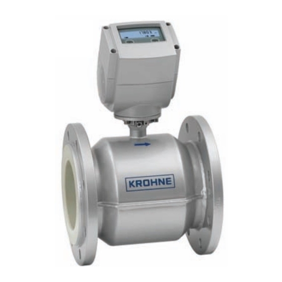 KROHNE OPTIFLUX 2070 Handbook