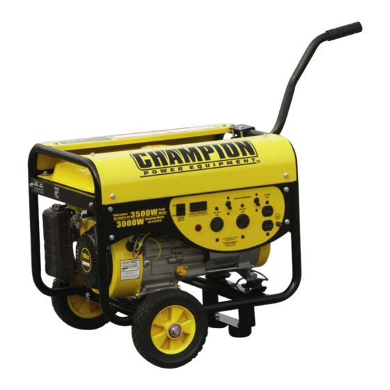 Champion Power Equipment CSA40025 Owner's Manual And Operating Instructions