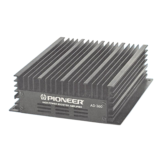 Pioneer AD-360 Service Manual