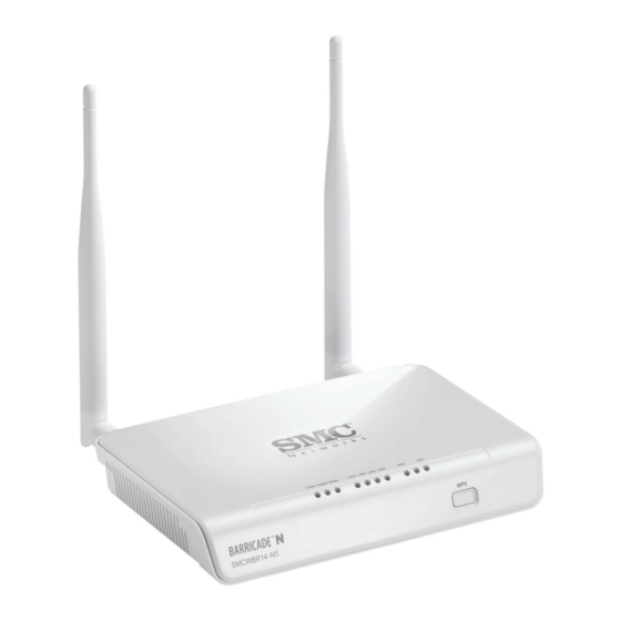SMC Networks SMCWBR14S-N5 Quick Install Manual