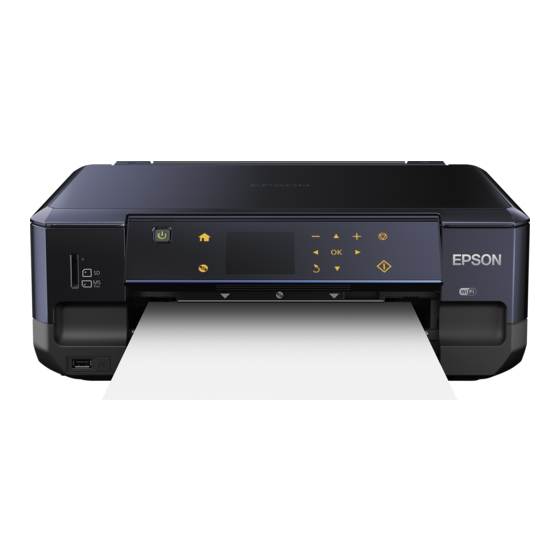 Epson XP-610 Hardware Setup Manual