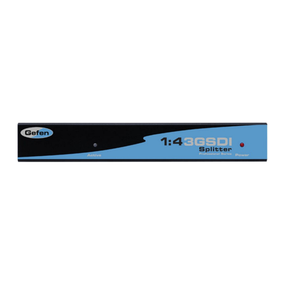 Gefen EXT-3GSDI-144 User Manual