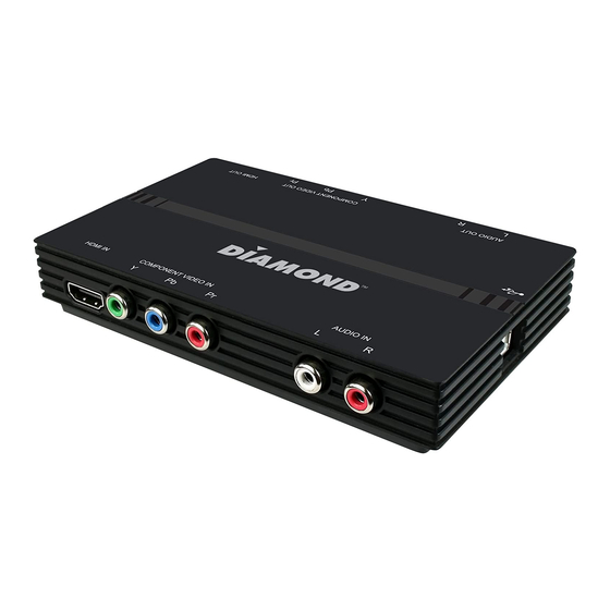 Diamond Multimedia 1080 HD Game Capture Installation Manual