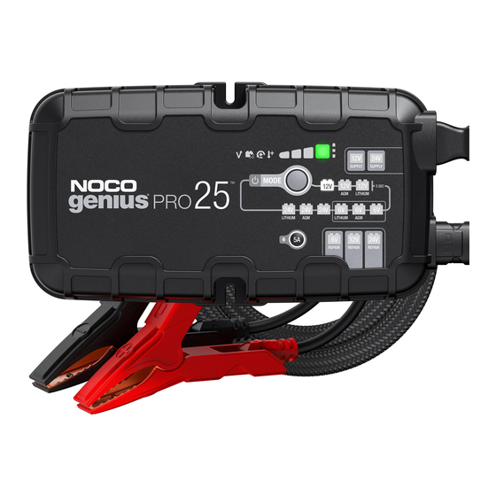 NOCO Genius GENIUSPRO25 User Manual & Warranty