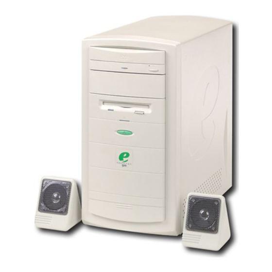 eMachines etower Series User Manual