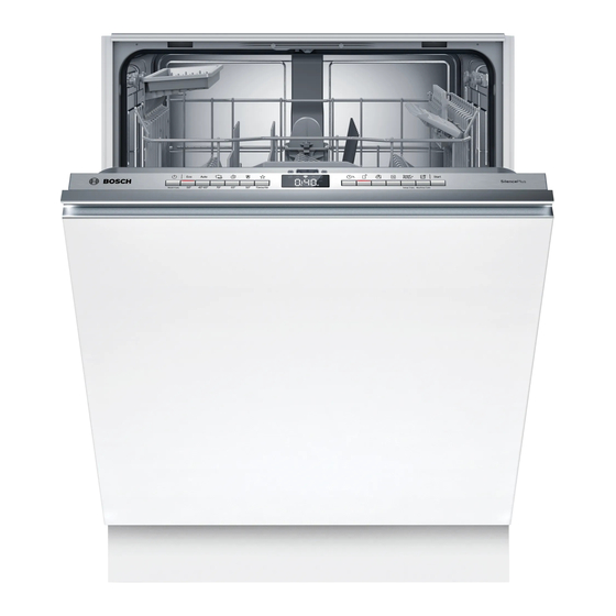 User Manuals: Bosch SBV4EAX23E Integrated Dishwasher