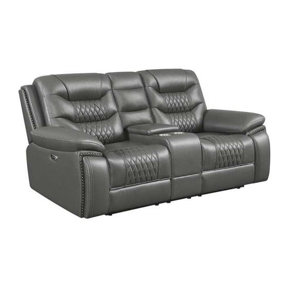 Coaster POWER LOVESEAT 610205P Assembly Instructions