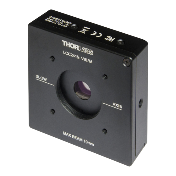 THORLABS LCC2415-VIS User Manual
