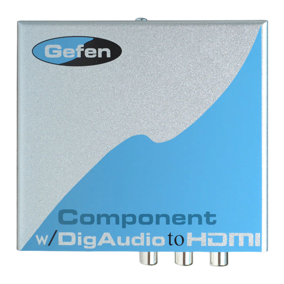 Gefen EXT-COMPAUD-2-HDMID User Manual