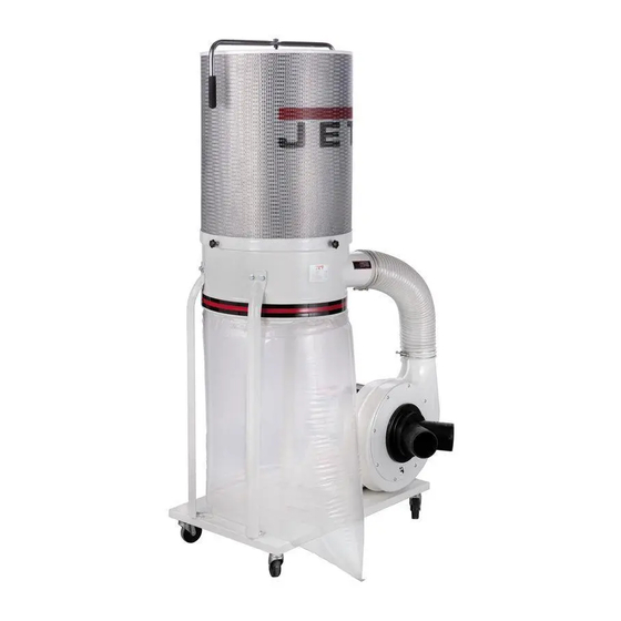 Jet DC-1100RC Dust Collector 1.5HP Manuals