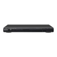 Sony DVP-SR200P Manual