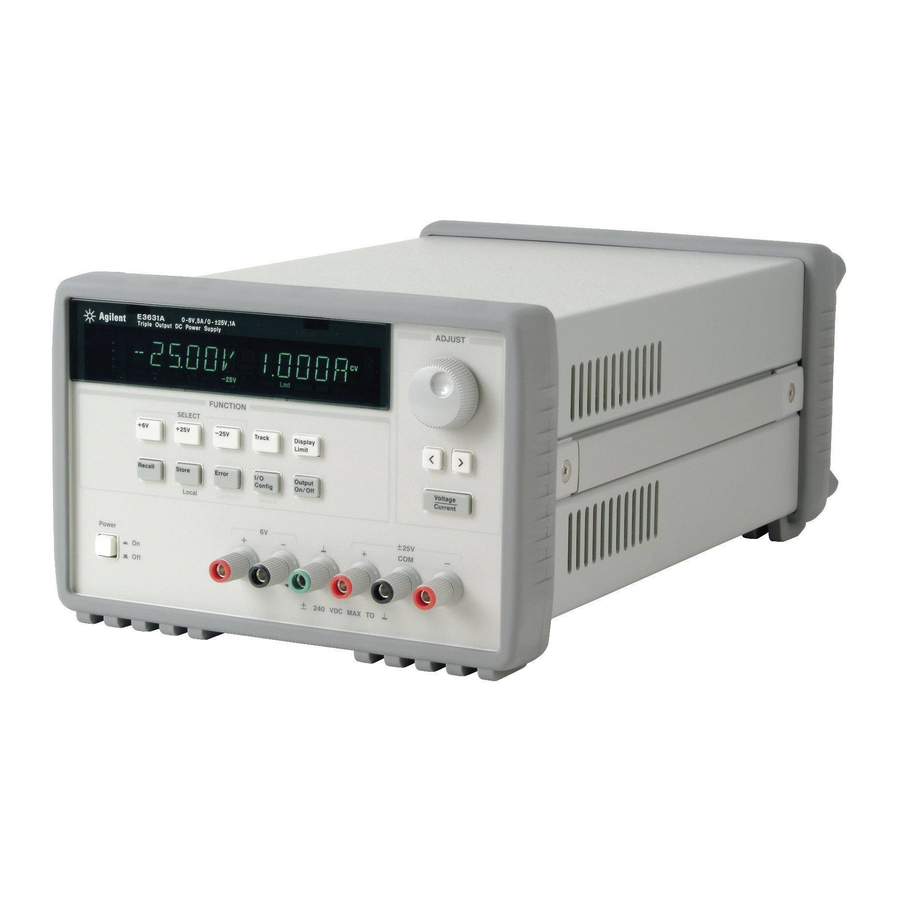 Keysight E3632A User Manual