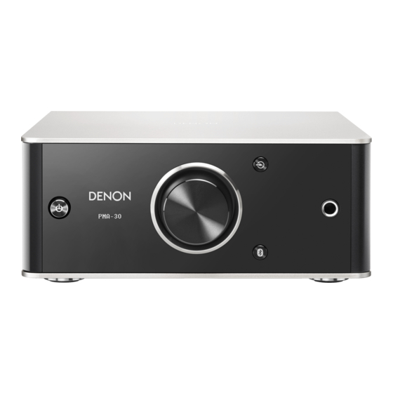 Denon PMA-30 Owner's Manual