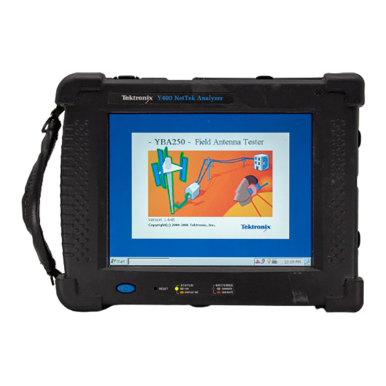Tektronix Y400 Setup Manual