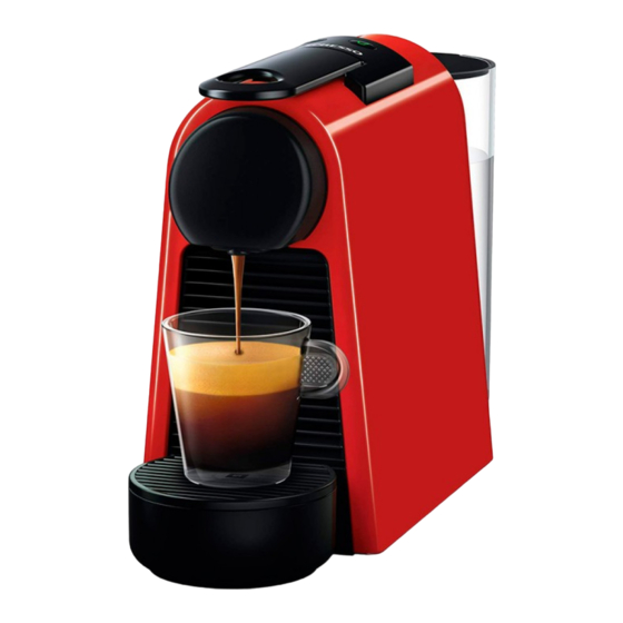 Nespresso Essenza Mini Instruction Manual
