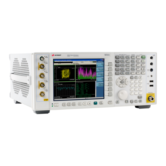 Keysight EXA Series Installation Note