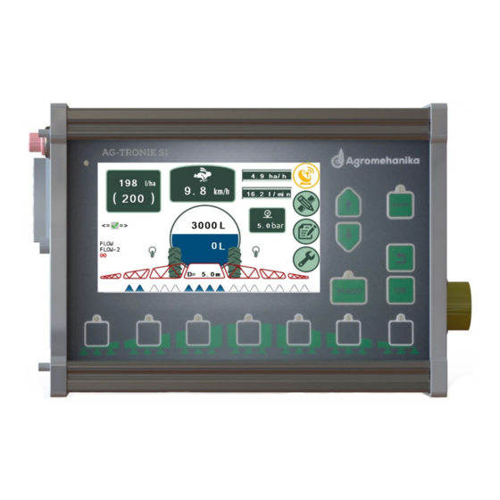 Agromehanika AG-TRONIK S1 Instructions For Use Manual