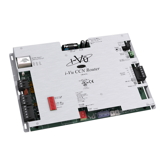 Carrier i-Vu CCN Router Installation Manual