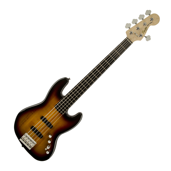 Squier Deluxe Active Jazz Bass V Specifications
