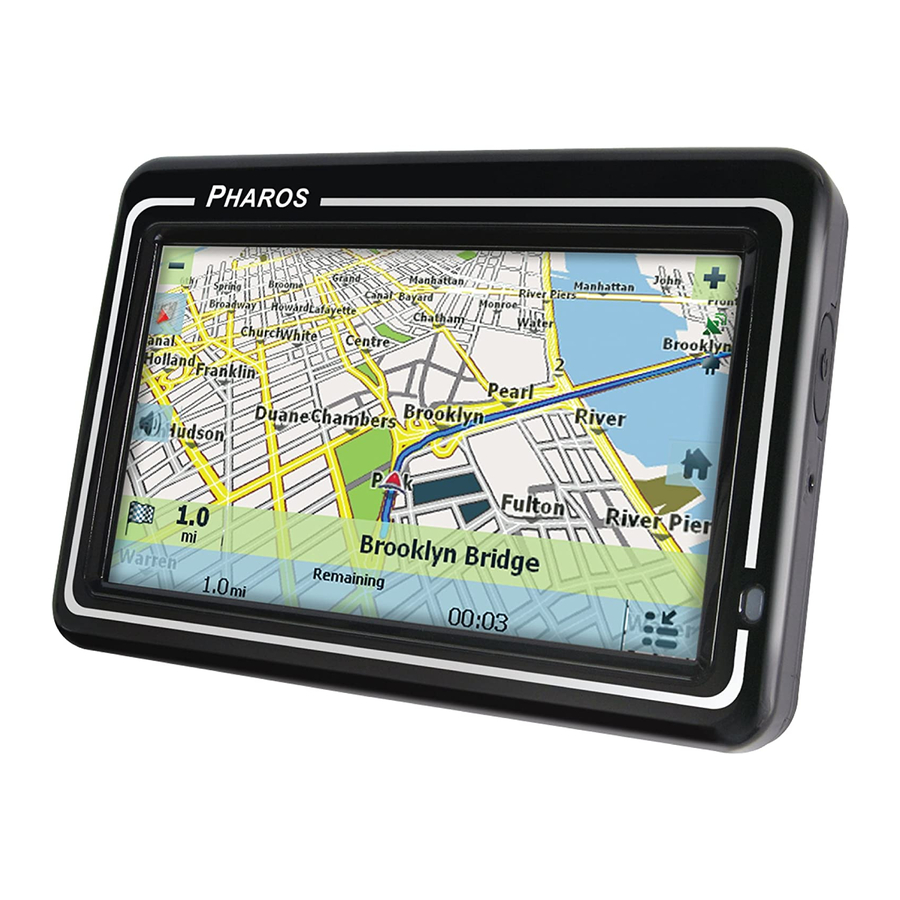 Pharos PDR250 Quick Start Manual