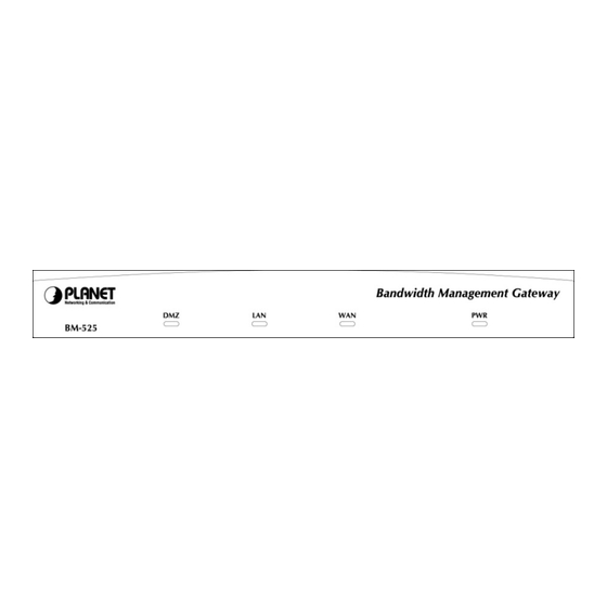 Planet Networking & Communication BM-525 Quick Installation Manual