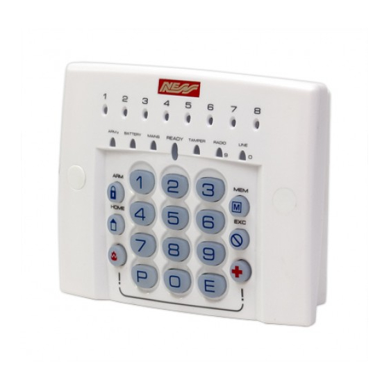 Ness ECO8x Installation & Programming Manual