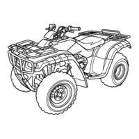 Honda 2000 Fourtrax 350 4x4 Owner's Manual