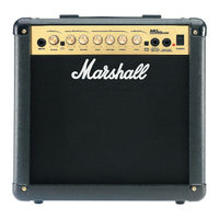 Marshall amplification MG15DFX Manuals | ManualsLib