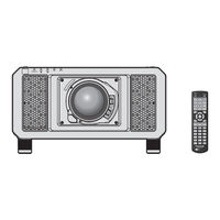 Panasonic PT-RQ13KE Operating Instructions Manual