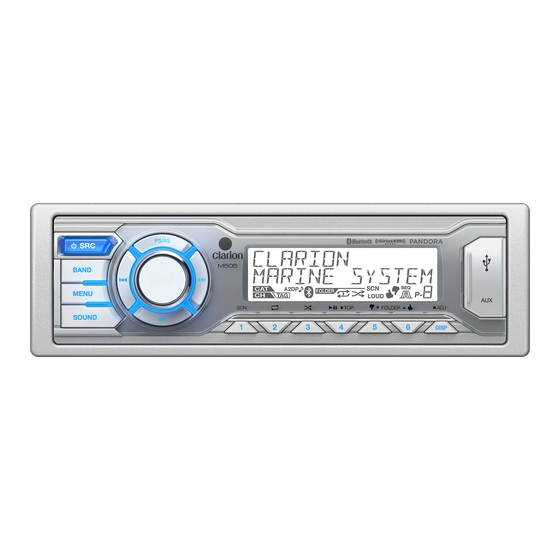 Clarion M505 Owners And Installation Manual