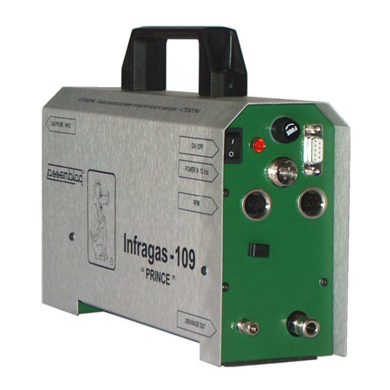ASSEMBLAD Infragas-109 Operation And Maintenance Manual