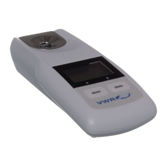 VWR 635-0722 Manual