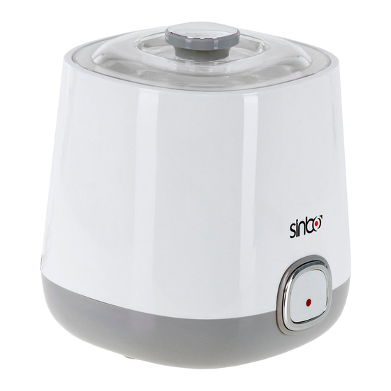 Sinbo SYM 3903 Instruction Manual