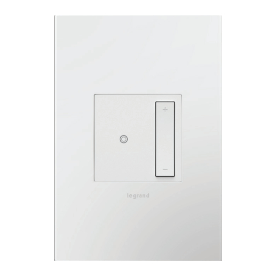 LEGRAND adorne WNAL63 Installation Instructions