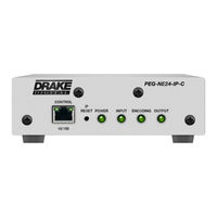 DRAKE PEG-NE24-IP Instruction Manual