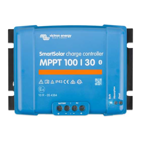 Victron energy BlueSolar 100/30 Manual