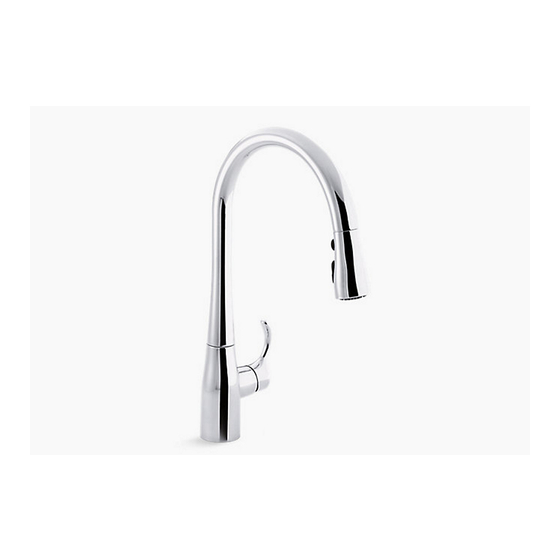 Kohler SIMPLICE 596T-4 Installation Instructions
