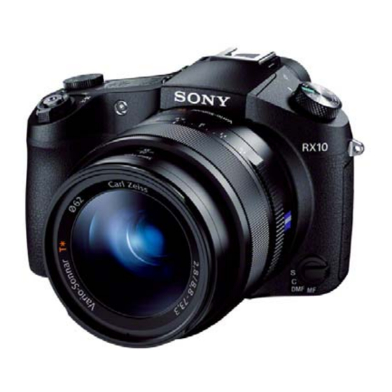 Sony DSC-RX10 Service Manual