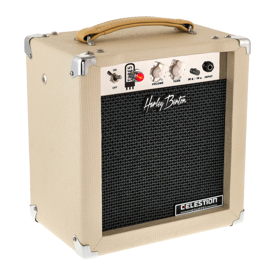thomann Harley Benton TUBE5 Celestion User Manual