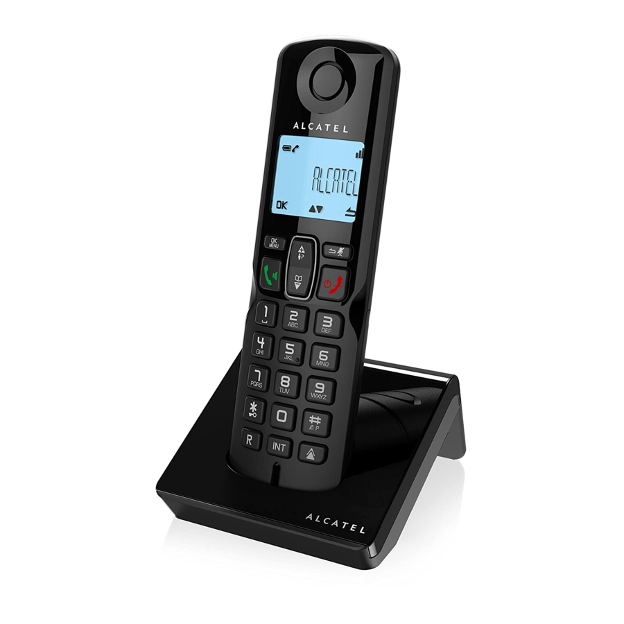 Alcatel S250, S250 Duo, TRIO Phone Manual