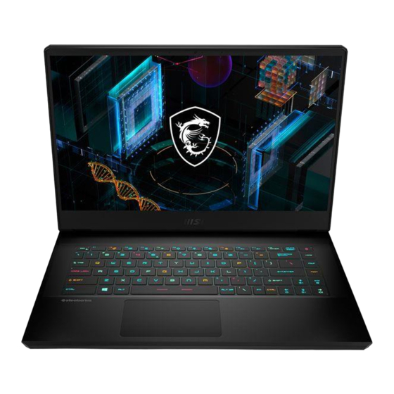 MSI Vector GP66 User Manual