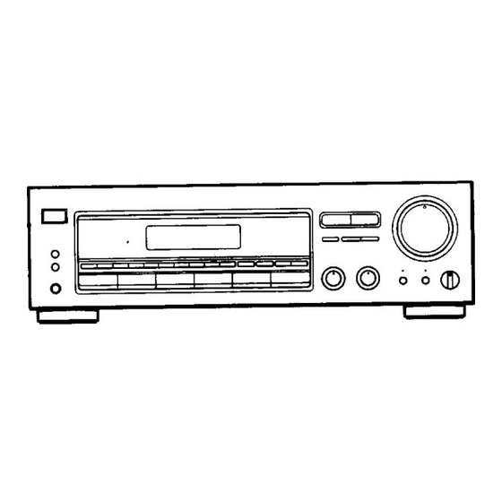 Sony STR-D365 Service Manual