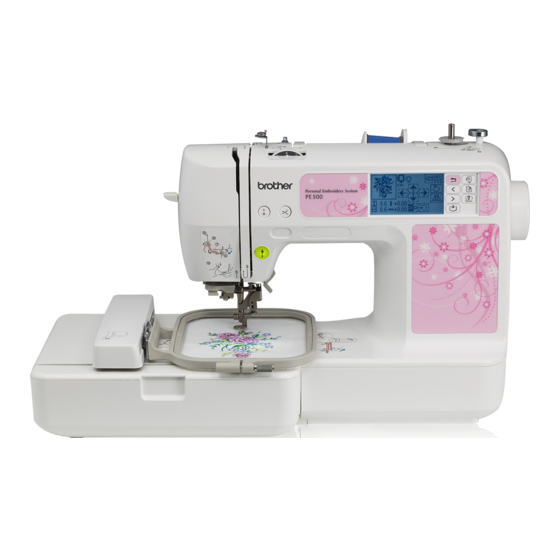 Brother PE500 Manual