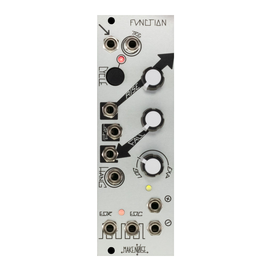 Make Noise FUNCTION Manual