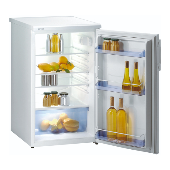Gorenje R 3145 W Instructions For Use Manual