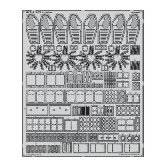 Eduard B-29 exterior Quick Start Manual