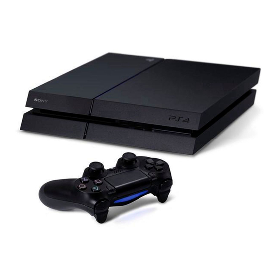 Sony PS4 CUH-1206A Safety Manual