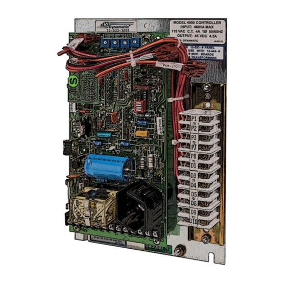 Dynamatic 4000 Instruction Sheet