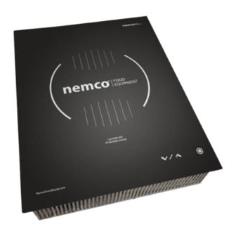 Nemco 9100A Drop-In Induction Warmer Manuals