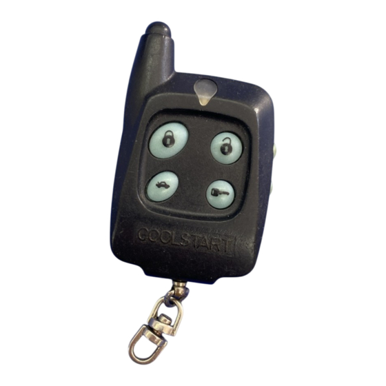 CrimeStopper Ezee Start EZ-777FM Installation Instructions Manual